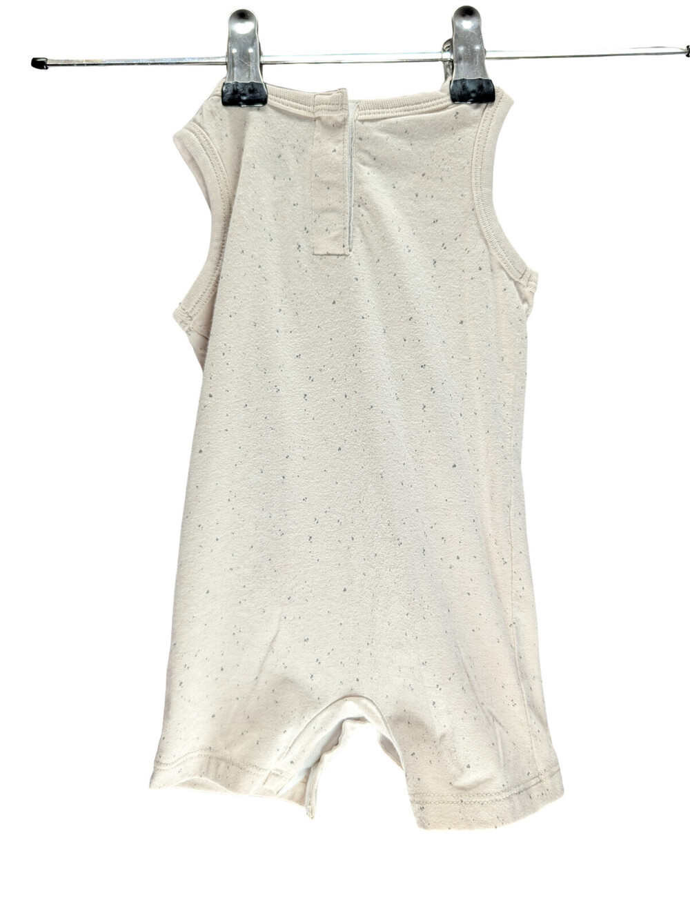 Nike Romper Baby 3 Months 3M Logo Pocket Speckled Cream - Picture 4 of 6